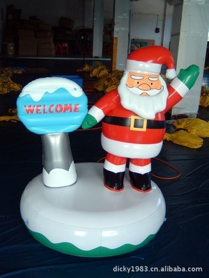 【充氣圣誕樹、圣誕老人、節(jié)慶塑膠禮品。吹氣產(chǎn)品。(圖)】?jī)r(jià)格,廠家,圖片,場(chǎng)地道具布景,東莞市一奇體育用品-