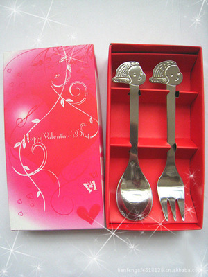 【供應(yīng)精美禮品新款禮品臉譜餐具二件套(圖)】價(jià)格,廠家,圖片,其他餐飲用品,聯(lián)豐不銹鋼制品(深圳) -